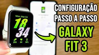 Como Configurar o GALAXY FIT 3 | Passo a Passo