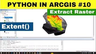 [PYTHON IN ARC GIS #10]Clip management and Extent of Raster and Polygon | Arcpy