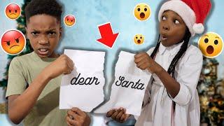 MEAN Brother Teases Little SISTER For Believing in SANTA, DESTROYS Her Christmas List