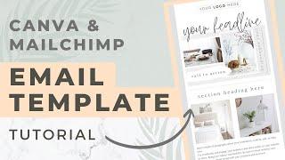 Canva + Mailchimp Email Template Tutorial | Thirty One Palms Studio