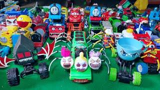 Upgrade Kereta Percy Devil Spider, Kereta Api Thomas and Friends, McQueen, Monster Spider glass