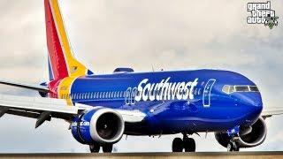 GTA 5 Mods - Boeing 737 MAX-9 (Southwest Airlines Boeing 737 Max)