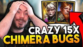 CRAZY 15X WEEKEND + CHIMERA BUGS?!? | Raid: Shadow Legends