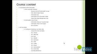 1 SAP Security Course Overview1 by Govind Kumar