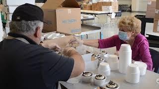 Volunteers At Eva's Village Community Kitchen