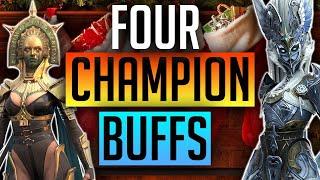 PATCH INFO- 4 CHAMPIONS GET BUFFED FOR CHRISTMAS! | Raid: Shadow Legends