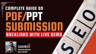 PDF Submission in SEO | Best Way to Get Backlink From PDF Submission