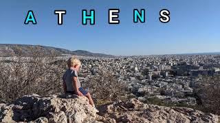 eng.subt. Афины за один день с ребенком.Основные достопримечательности. Athens with children,one day