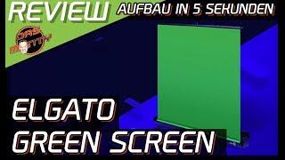 REVIEW - ELGATO GREENSCREEN - Aufbau in 5 Sekunden | DasMonty - Deutsch