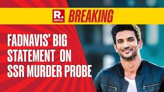 Fadnavis' Big Statement On Sushant Singh Rajput Case