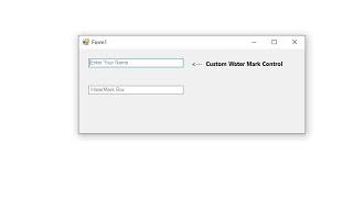 How to Create Custom WaterMarkTextBox  for winform- VB.net