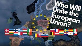 European Union Battle Royale - Hearts of Iron 4 Timelapse