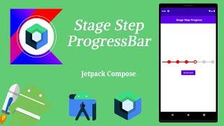 How to Implement Stage Step ProgressBar in Jetpack Compose | Android | Kotlin | Make it Easy