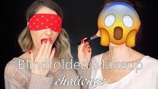 BLINDFOLDED MAKEUP CHALLANGE WITH PAULINA ALAIEV