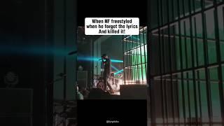 And perfectly timed the choras  #nf #freestyle #letyoudown #live #lyricvideo #nfrealmusic #lyrpicks