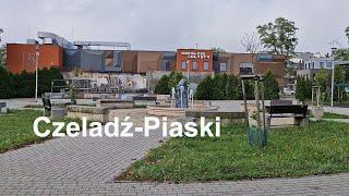 Czeladź-Piaski. Plac im. Victora Viannay'a. Lampa Górnicza. Pomnik Jurka Bitschana. Śląskie.