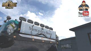 [ETS2 v1.41] Actros MP4 Sunshield + Lightbox Mod Addon