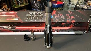 Hasbro force fx elite darth vader lightsaber full review and comparison #starwars #disney #neopixel