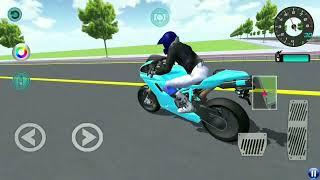 Android Gameplay - 10 - 3D Driving Class Motorbike Rider Games