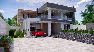 5 Bedroom modern house design     ID1245