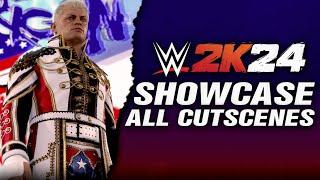 WWE 2K24 | 40 Years of WrestleMania Showcase All Cutscenes (In Game Only)