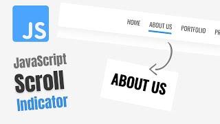 Build A Scroll Indicator Navbar with HTML, CSS & JavaScript