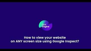 How to view my website on ANY screen size?