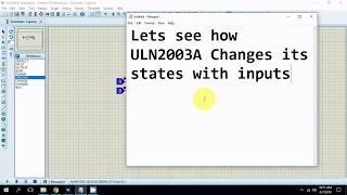 Darlington Array Proteus Simulation, How ULN2003A works