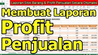 Membuat Laporan Profit Penjualan