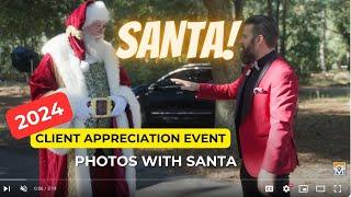 2024 Moul, REALTORS® Client Appreciation Event - Photos with Santa