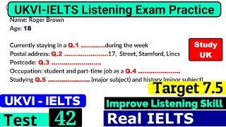 UKVI IELTS Listening Practice Test 2024 With Answers [ Test - 42 ]