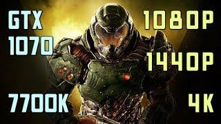 Doom | GTX 1070 & i7 7700k | | Gameplay & Benchmark - 1080p/1440p/4k |