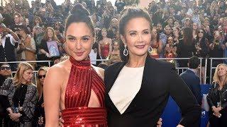 Wonder Woman star Gal Gadot meets original superheroine Lynda Carter