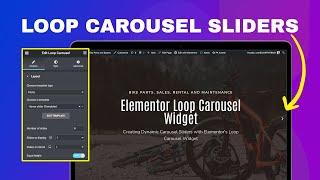 Elementor's Loop Carousel Widget: Create Dynamic Carousel Sliders in 3 Steps