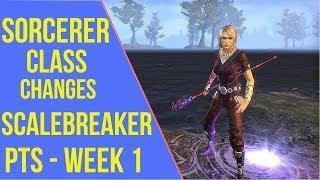 Sorcerer Class Changes | ESO Scalebreaker PTS - Week 1