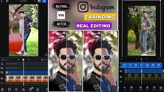 Trending Reel EdiTing करना सीख || New Instagram Trending Reel Editing Tutorial || Vn Reel Editing