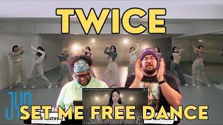 TWICE "SET ME FREE" Choreography Video (Moving Ver.) Reaction