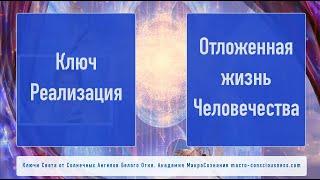 5-й Ключ Реализации = действие Счастье, самодостаточность ч.1. Отложенное Человечество