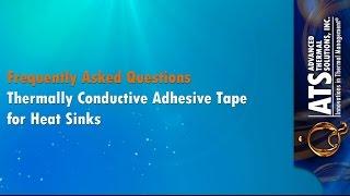 Thermally Conductive Adhesive Tape for Heat Sinks