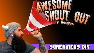 'Awesome Shout Out' Widget: Overlay Streamers Logo / Video & message when using a shout out command!