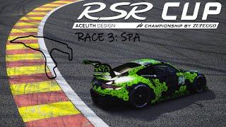 Assetto Corsa RSR CUP Race 3 SPA recap