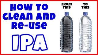 How to Clean | Recycle | Reuse IPA (Isopropyl Alcohol) for 3D printing by VOGMAN