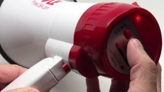 Pyle PMP30 Professional Hand-Grip Type Megaphone Bullhorn with Siren | Quick Demonstration