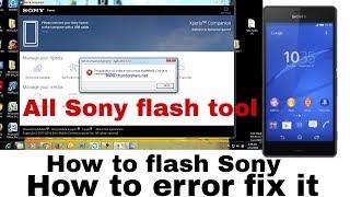 How To Flash Sony all models and softwer utdate tool