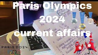 Paris Olympics 2024 current affairs #ibpsclerk #sbiclerk