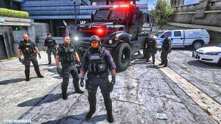 Playing GTA 5 As A POLICE OFFICER SWAT| NYPD|| GTA 5 Lspdfr Mod| 4K