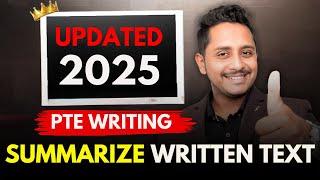 New UPDATE 2025 - PTE Summarize Written Text 90/90 (Writing Tips, Tricks and Templates)