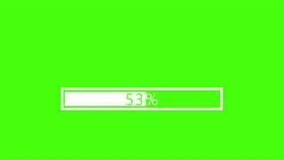 Green screen loading bar ( read desc )