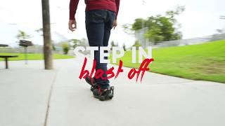 Razor Turbo Jetts Electric Heel Wheels Short Ride Video 1