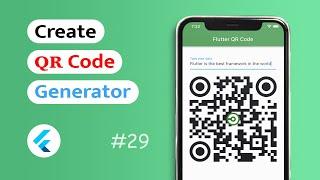 How to generate a QR Code in Flutter App? (Android & IOS)